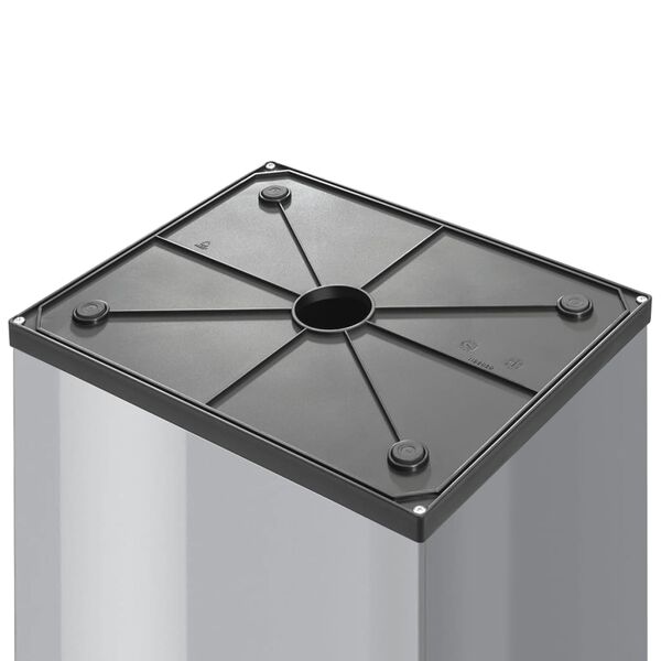 Hailo Ko&scaron; za smeti Big-Box Swing velikost L 35 L srebrn