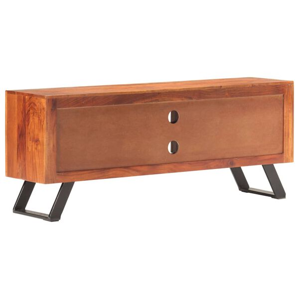 vidaXL TV omarica 122x30x49 cm trden akacijev les