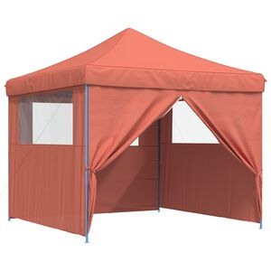 vidaXL Zabavni &scaron;otor 292 x 292 x 315 cm Terakota Oxford tkanina