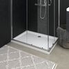 vidaXL Tu&scaron; pladnji 70 x 100 x 4 cm ABS