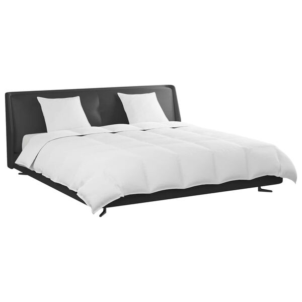 vidaXL Komplet odej z blazino 3 pcs Bela Perje