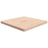 vidaXL Kvadratna mizna plo&scaron;ča 70x70x4 cm neobdelana trdna hrastovina