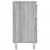 vidaXL Komoda siva sonoma 60x35x70 cm inženirski les