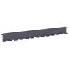 vidaXL Robovi trave 20 kos 102 x 10 x 4 cm Jeklo Antracit