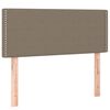 vidaXL Box spring postelja z vzmetnico taupe 100x200 cm blago