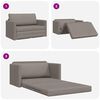 vidaXL Sofa postelja 110cm Taupe blago