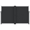 vidaXL Zložljiva stranska tenda črna 160x600 cm