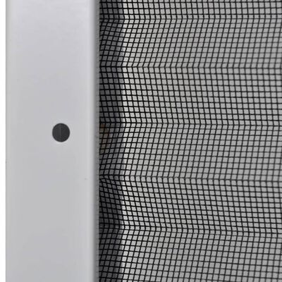 vidaXL Plise komarnik za okna aluminij 60x80 cm s senčilom
