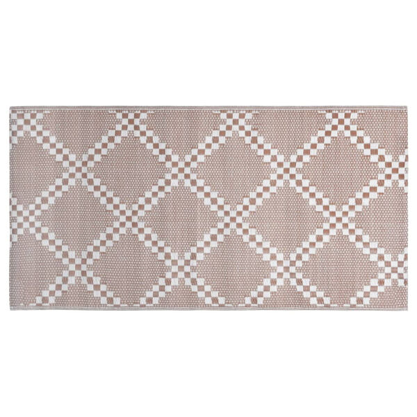 vidaXL Zunanja preproga ARAKIL rjava 120x180 cm PP