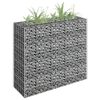 vidaXL Visoka greda gabion pocinkano jeklo 90x30x90 cm