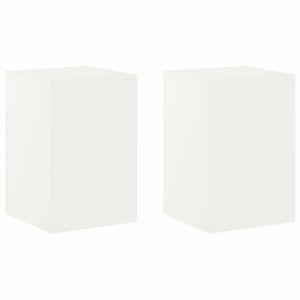 vidaXL Stojalo za rastline 2 pcs Bela 40 x 40 x 60 cm Jeklo