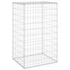 vidaXL Gabionska stena s pokrovi iz pocinkanega jekla 60x50x100 cm