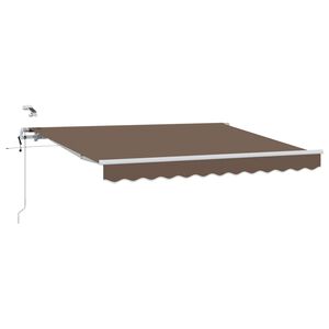 vidaXL Tkanina za senčnik Taupe 600 &times; 300 cm Poliester