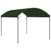 vidaXL Paviljon 4 x 3 x 2,6 m Zelena Poliester in jeklo