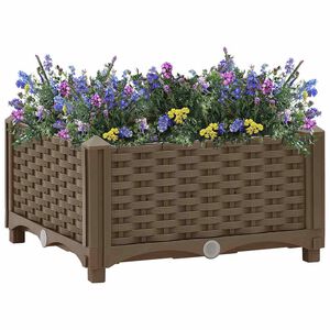 vidaXL Visoka greda 40x40x23 cm polipropilen
