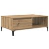 vidaXL Klubska miza artisan hrast 90 x 60 x 35 cm Konstruiran les