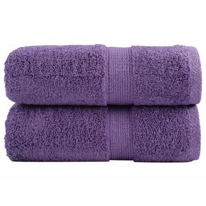vidaXL Premium brisače za pranje SOLUND 2 kosa vijolične 30x30 cm 600 g/m&sup2;