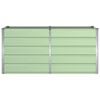 vidaXL Cvetlično korito Zelena 160 x 80 x 75 cm Jeklo