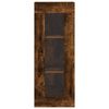 vidaXL Visoka omara dimljeni hrast 34,5x34x180 cm inženirski les