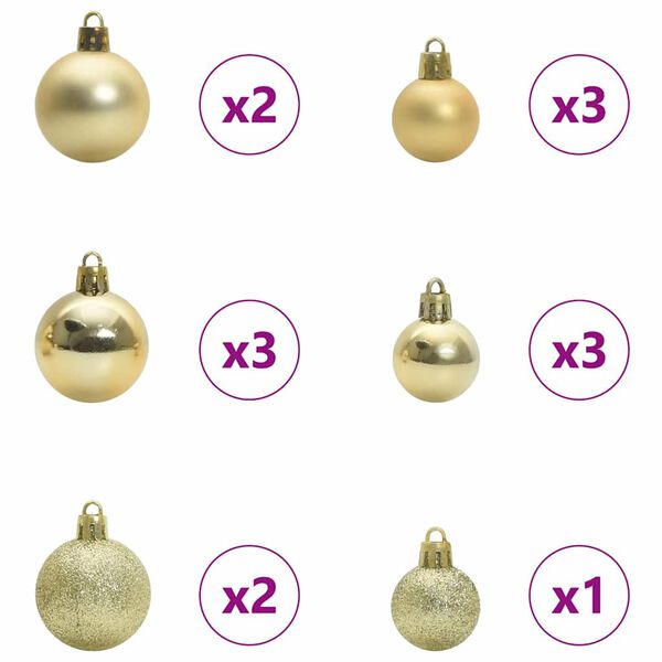 vidaXL Umestno božično drevo med 150 LED Zelena 95 cm PE in PVC