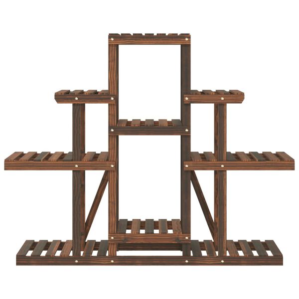 vidaXL Stojalo za rastline 110x25x96 cm trden les jelke