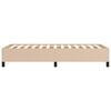 vidaXL Posteljni okvir kapučino 100x200 cm umetno usnje