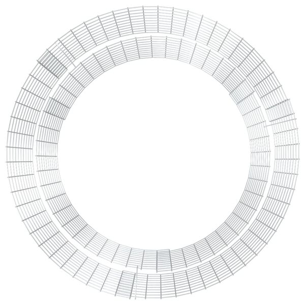 vidaXL Gabionsko kuri&scaron;če &Oslash; 100 cm pocinkano železo