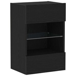 vidaXL Komplet TV omaric 40 x 30 x 60,5 cm Črna Inženirski les