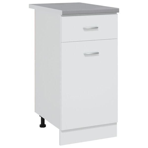 vidaXL Kuhinjski pult siv 40x60x2,8 cm iverna plo&scaron;ča