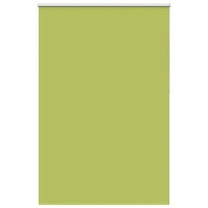 vidaXL Rolo zatemnitvena zavesa z listi zelene barve 145x230 cm, &scaron;irina blaga 141,6 cm, poliester