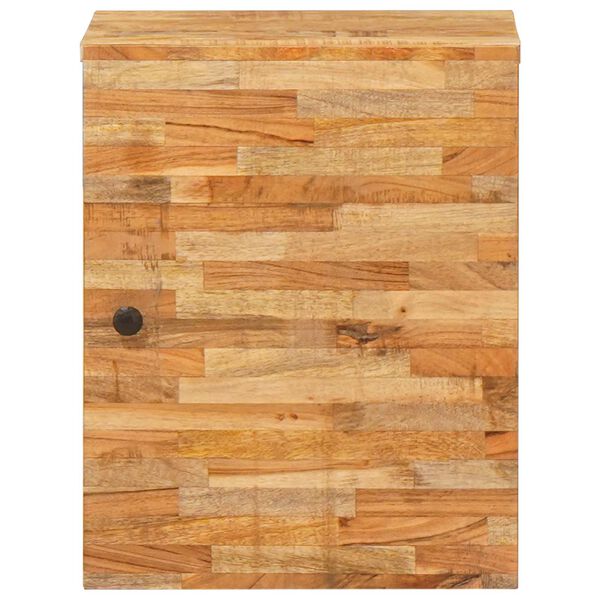 vidaXL Viseča omara za kopalnico z vrati Naravna 38 x 33 x 48 cm