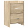 vidaXL Posteljne mize Sonoma hrast 40 x 30 x 60 cm Inženirski les