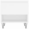 vidaXL Klubska mizica 2 kosa bela 50x46x50 cm inženirski les