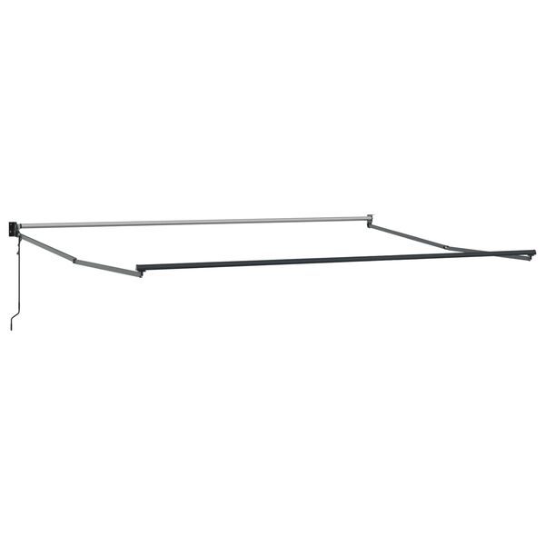 vidaXL Električni zložljivi okvir tende Antracit 4 x 2 m Aluminij