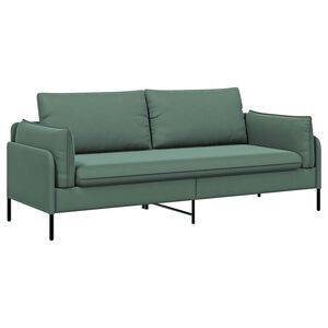 vidaXL 3-sedežna sedežna 3-sedežni Morsko zelena 222 x 81 x 89 cm