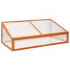 vidaXL Rastlinjak oranžen 110x56x39 cm les jelke