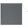 vidaXL Venecijanske žaluzije Temno siva 130 x 135 cm Aluminij