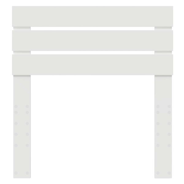 vidaXL Vzglavje Bela 80 cm Konstruiran les