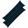 vidaXL Prevleka za blazino 2 kos HOUTEN Temno modra 40 x 145 cm