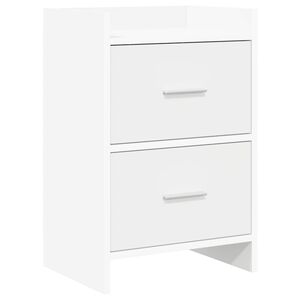 vidaXL Posteljne mize Bela 40 x 30 x 60 cm Inženirski les
