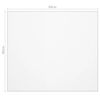 vidaXL Zaščita za mizo prozorna 80x80 cm 1,6 mm PVC