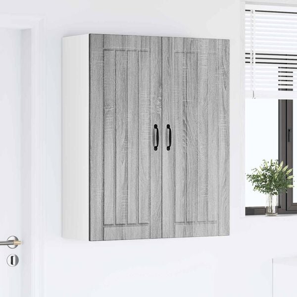 vidaXL Kuhinjski element Siva Sonoma 80 x 31 x 100 cm Konstruiran les