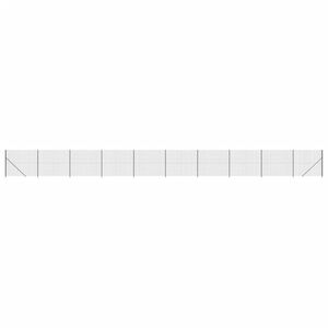 vidaXL Mrežna ograja s prirobnico antracit 1,4x25 m