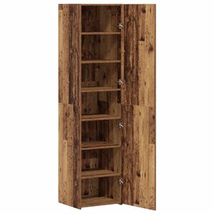 vidaXL Visok predalnik Star les 45 x 42,5 x 185 cm