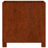 vidaXL Cvetlično korito z nogami zarjavelo 40x40x40 cm corten jeklo