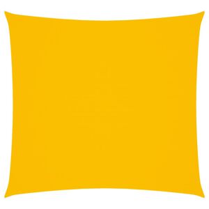 vidaXL Senčno jadro oksford blago kvadratno 2x2 m rumeno