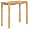 vidaXL Barska miza 112x55x108 cm trden mangov les