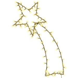 vidaXL Božična razsvetljava Streljanje zvezdne silhuete 115 LEDs toplo
