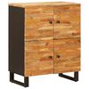 vidaXL Stranska omara Rjava 60 x 33 x 75 cm Masiven les manga