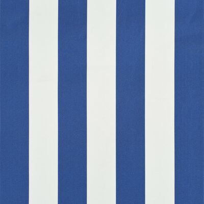 vidaXL Zložljiva tenda 300x150 cm modre in bele barve